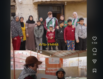 Фонд «Аль-Умма» проводит гуманитарную миссию в палестинском лагере в месяц Рамадан