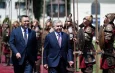 Состоялась церемония официальной встречи Садыра Жапарова с Шавкатом Мирзиёевым